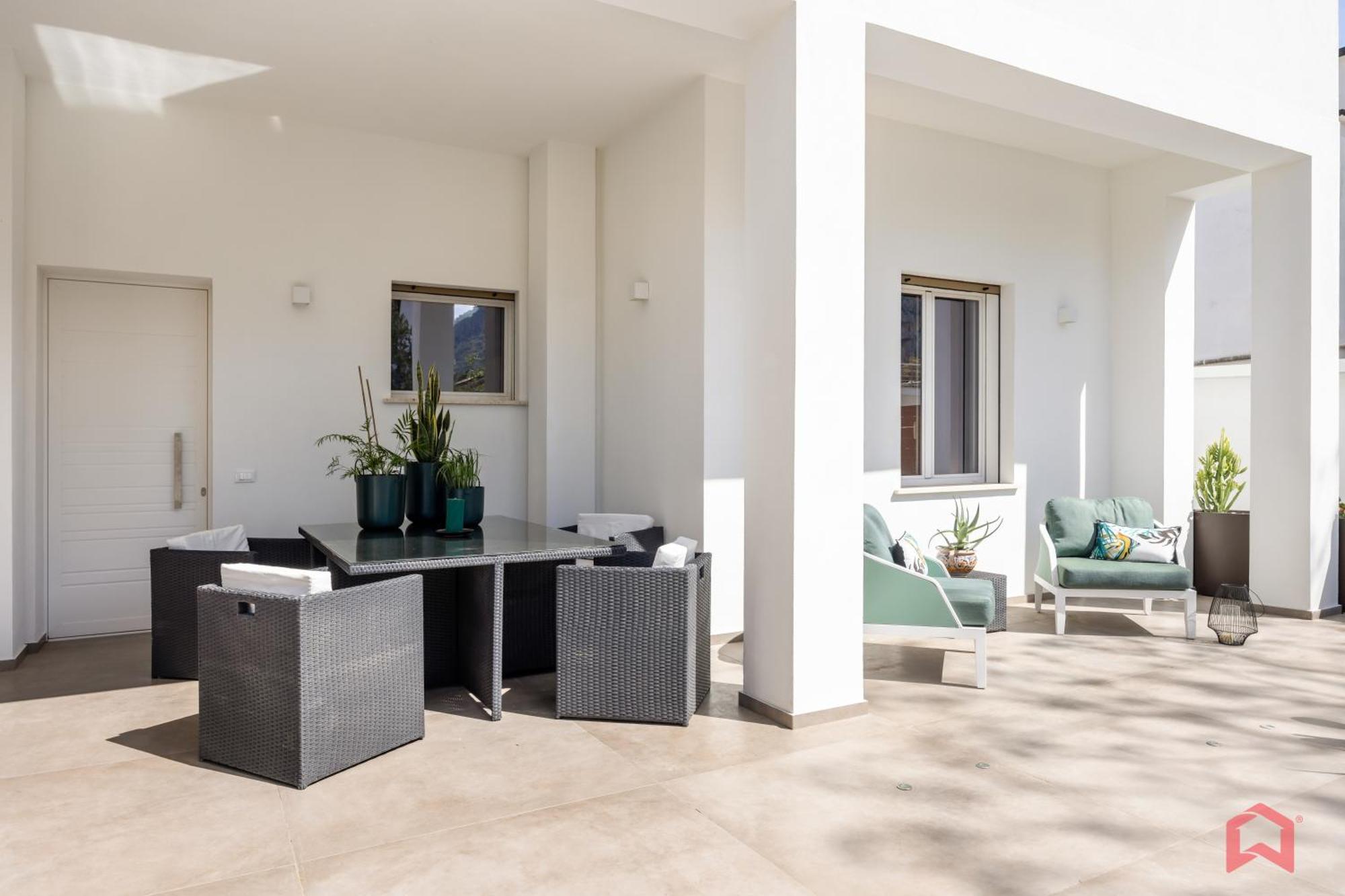 Appartamento In Villa Con Piscina Privata Palermo Zewnętrze zdjęcie