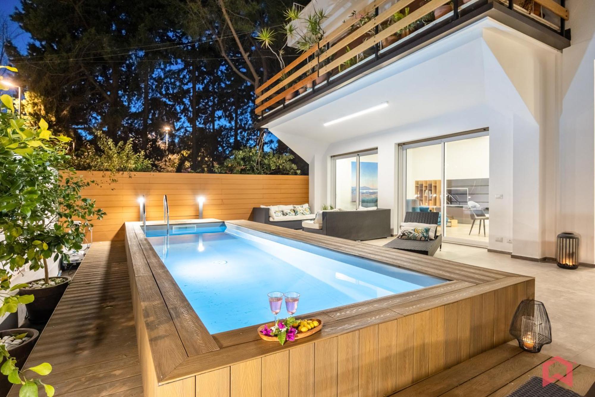 Appartamento In Villa Con Piscina Privata Palermo Zewnętrze zdjęcie
